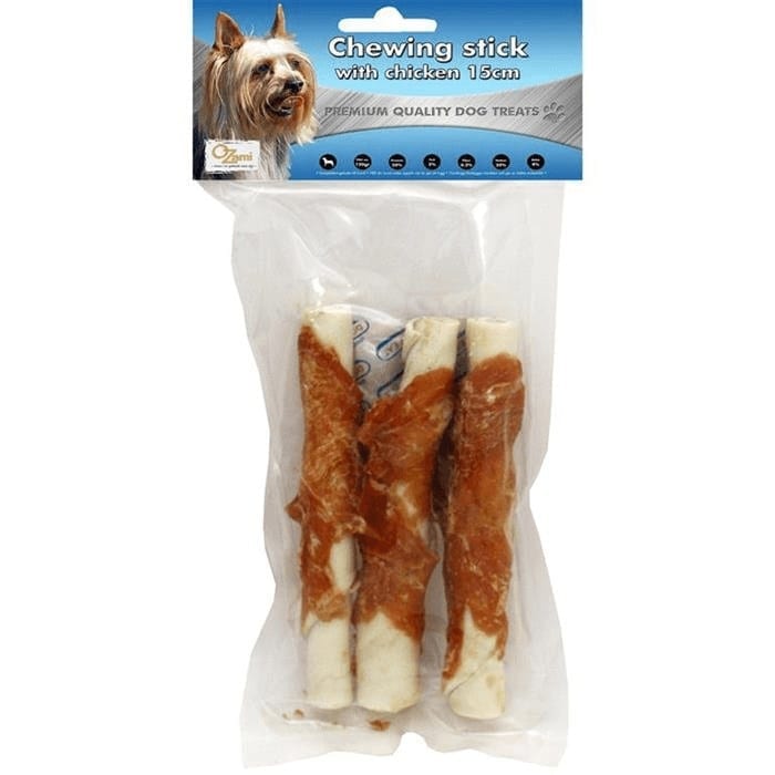Ozami Hundetygg Chewing Stick Chicken (6 størrelser) - 15cm - 120 gram
