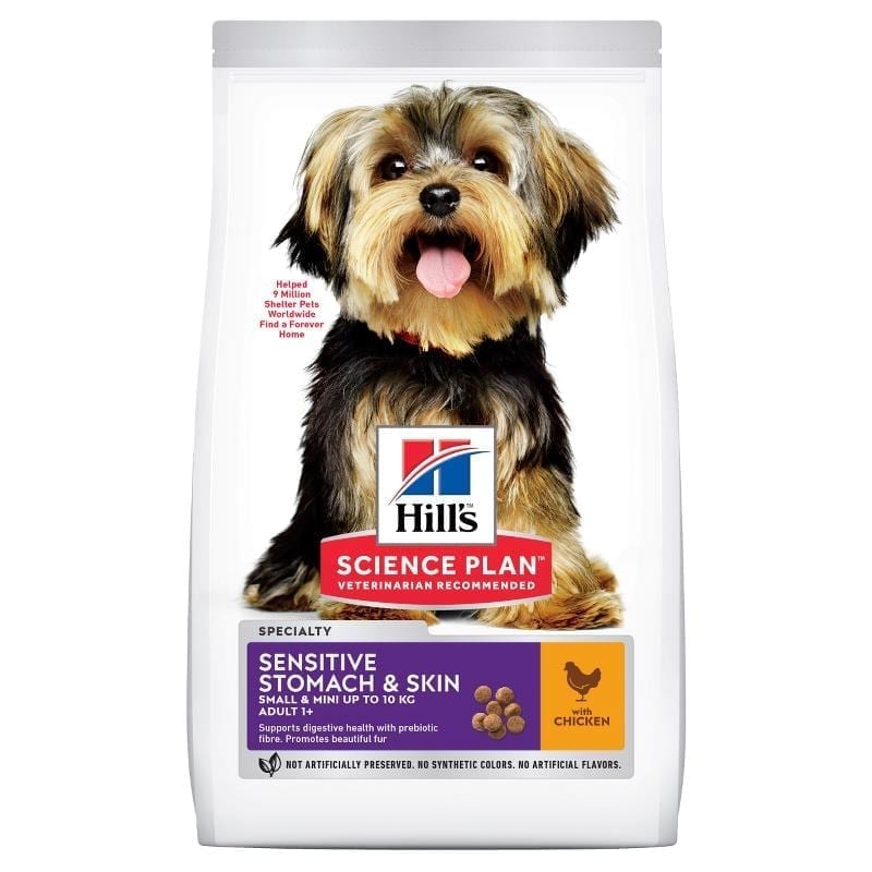 Hill`s Adult Sensitive Stomach and Skin Small/Mini Chicken - 1.5kg