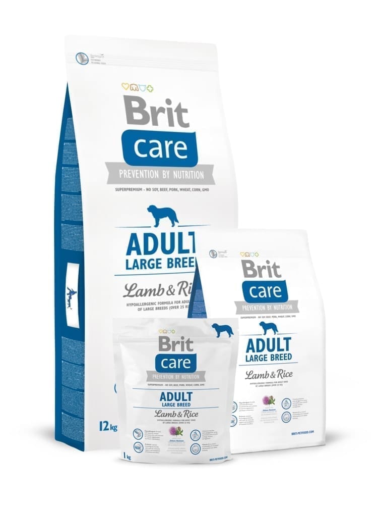 Brit Care Adult Large Breed Lamb&Rice 12kg 1. kg