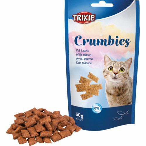 Kattesnacks Crumbies m/Laks&Taurin Trixie 60 g