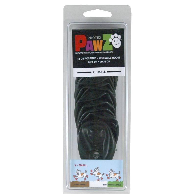 Pawz vanntette engangs sokker/sko Ballong sokker til hund - Sort , XS 5,1cm 12stk