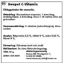 C-vitamin pulver smådyr og gnagere