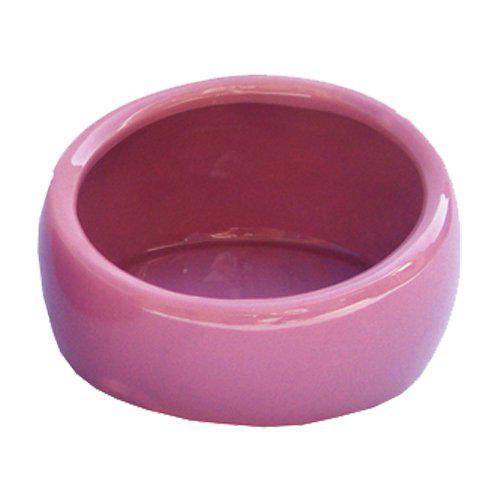 Keramikkskål ergonomisk lys rosa - Large