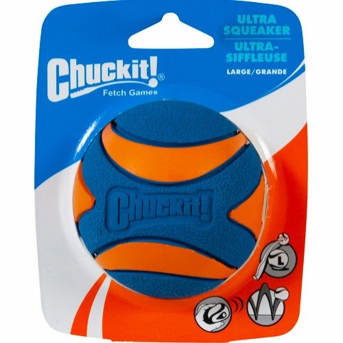 Chuckit! Ultra Squeaker Ball -Ball Med Lyd - Large