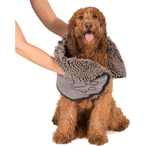 DGS Dirty Dog Shammy Microfiber Towel Tørkehåndkle - Grå