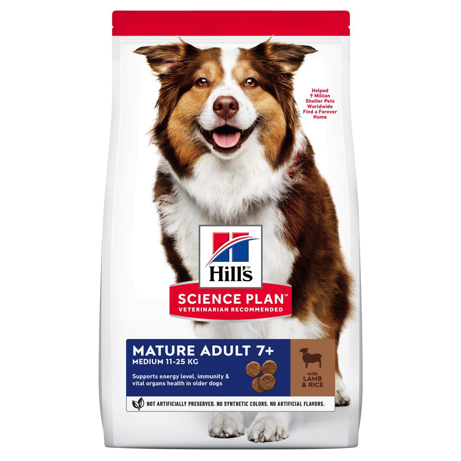 Hill`s Mature Medium Lamb and Rice - 2.5kg