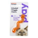 Petstages Orkakat Wiggle Worm Dental tyggeleke katt