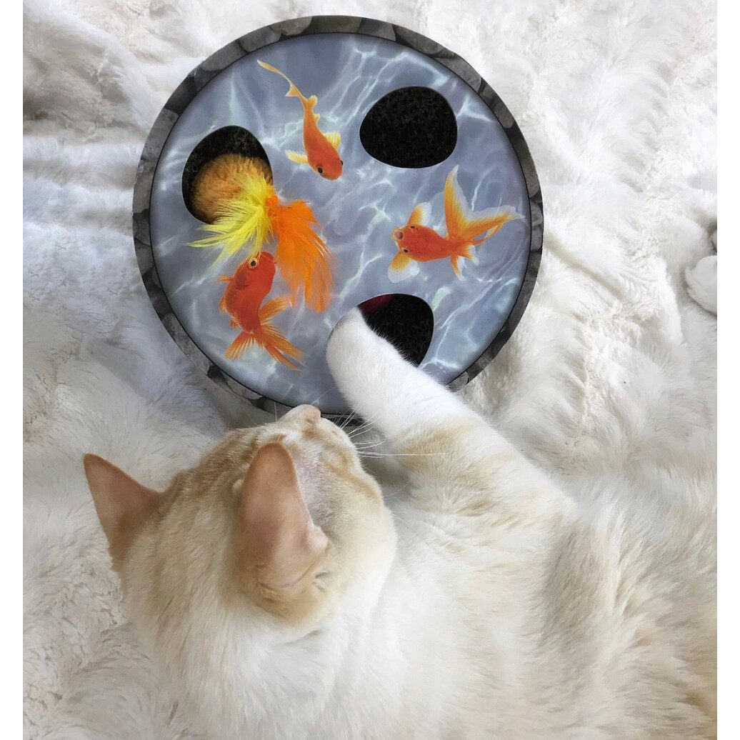 Petstages Hide& Seek Wobble Pond Cat Toy