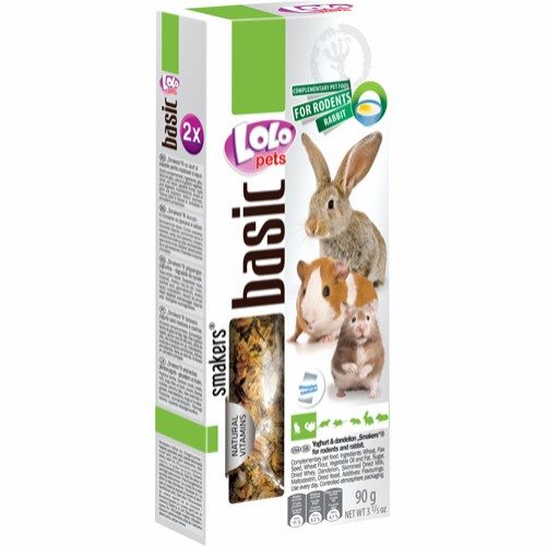 Lolo Pets Smakers Frøstenger Yoghurt Snacks til Kanin / Gnager