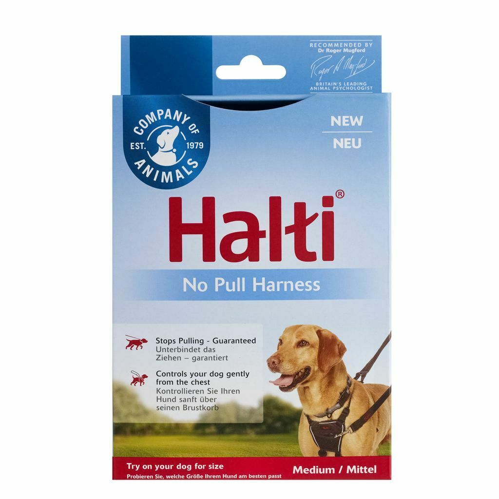 Halti Anti-trekksele No Pull -2antitrekkfunksjoner hund - M 34-50cm