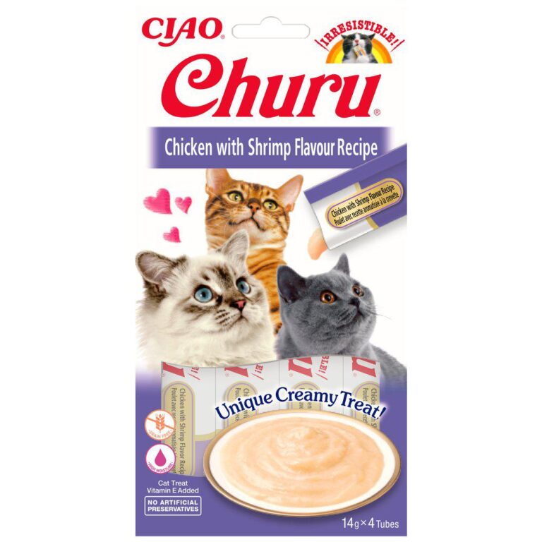 Ciao Churu katt Kylling med rekesmak, 4stk