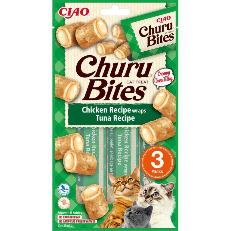 Ciao Churu snacks biter katt Kylling og Tunfisk, 3stk