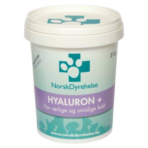 Norsk Dyrehelse Hyaluron+ Kosttilskudd Hund 310 g
