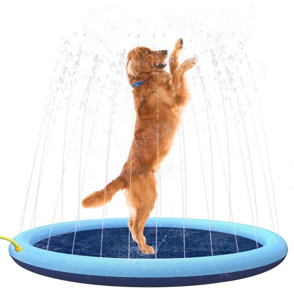 Ozami Dog Splash Pool Fontenematte Sprinklerbasseng Hund ø 150 cm