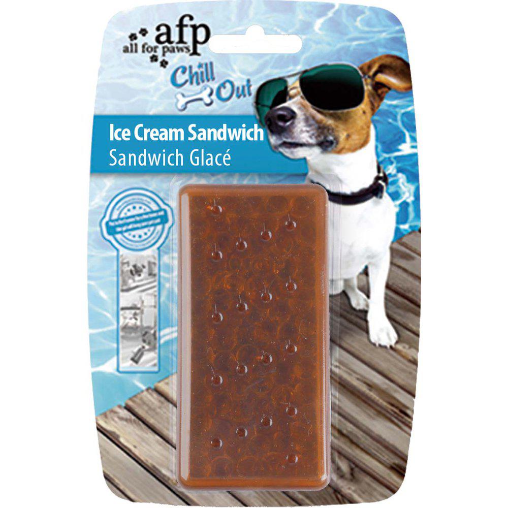 AFP Chill Out Ice Cream Sandwich, Kjøleleke Hundeleke 20x10x3 cm