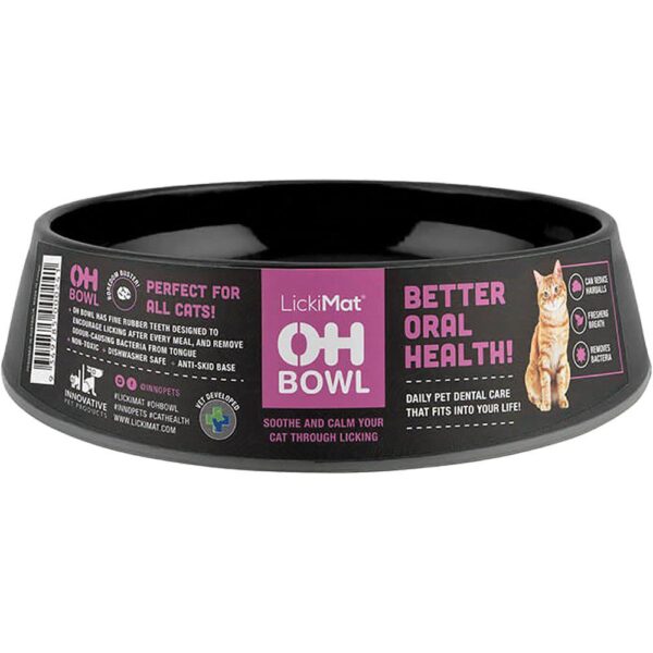 Lickimat OH Bowl katteskål-munnhygiene
