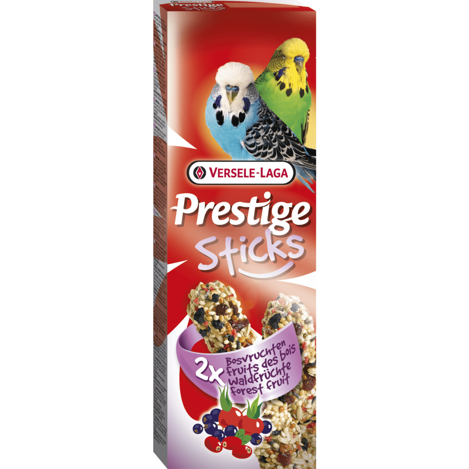 Frøstang Prestige til undulat, flere smaker - skogsfrukt-2stk-60gr