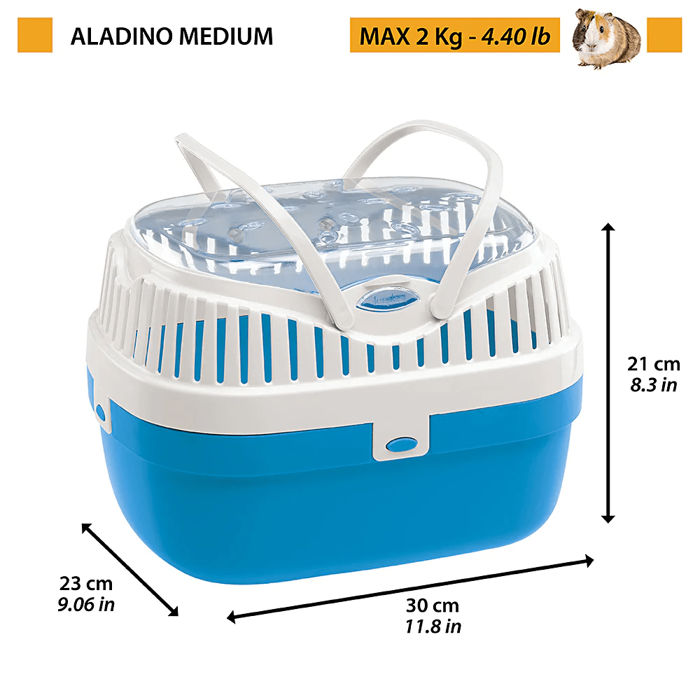 Transportbur smådyr Ferplast  Aladino - M-30x23x21cm
