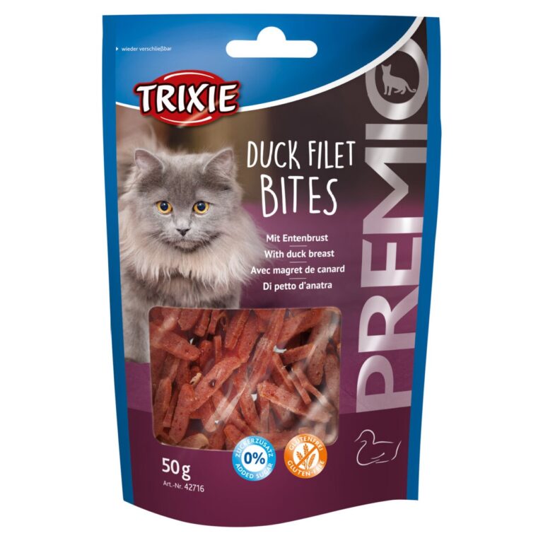 Trixie Premio Duck Filet Bites Kattesnacks 50g