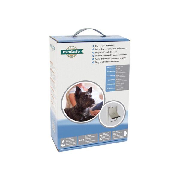 PetSafe hundedør aluminium small