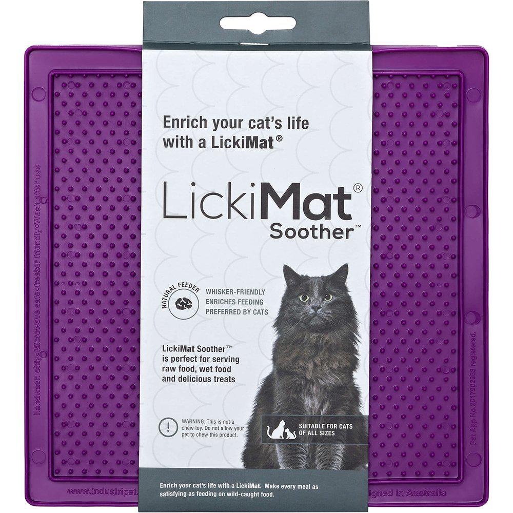 LickiMat Cat Soother spisematte - lilla