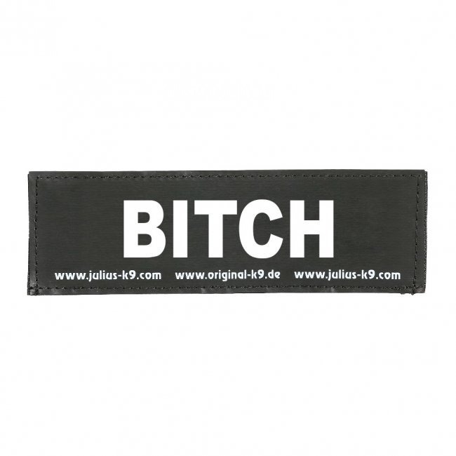 Label-merke Julius K9 small borrelås - Small 110x30 mm - BITCH