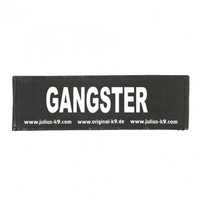 Label-merke Julius K9 small borrelås - Small 110x30 mm - GANGSTER