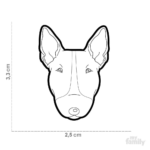 Myfamily Bull terrier IDtag