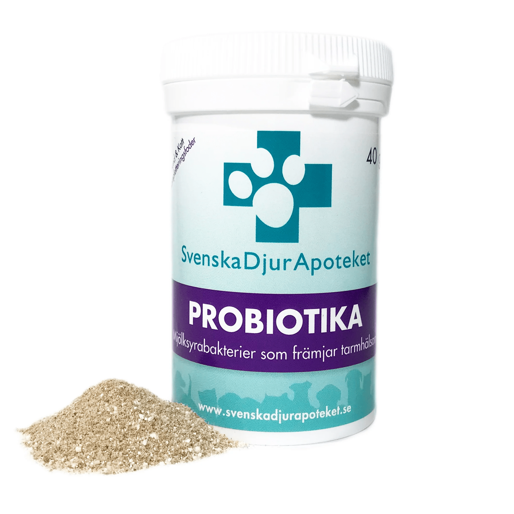 Norsk Dyrehelse Probiotika Kosttilskudd Hund-Katt - 40 gram