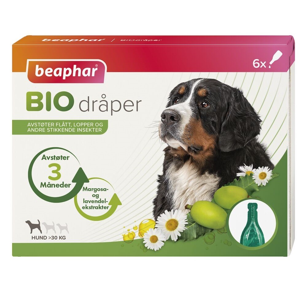 Beaphar Biodråper Spot on Hund - Large
