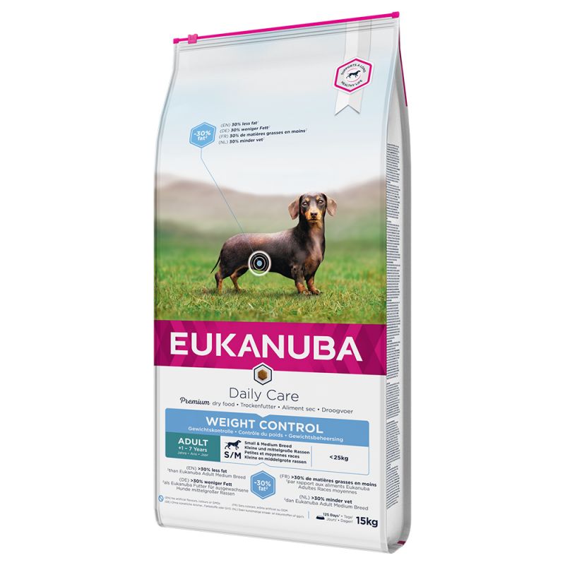 Eukanuba Daily Care Adult Weight Control Small&Medium Breed - 1,5 kg