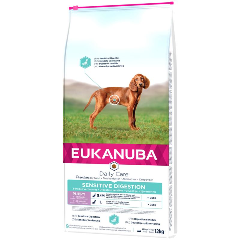 Eukanuba DailyCare Puppy Sensitive Digestion - 12 kg