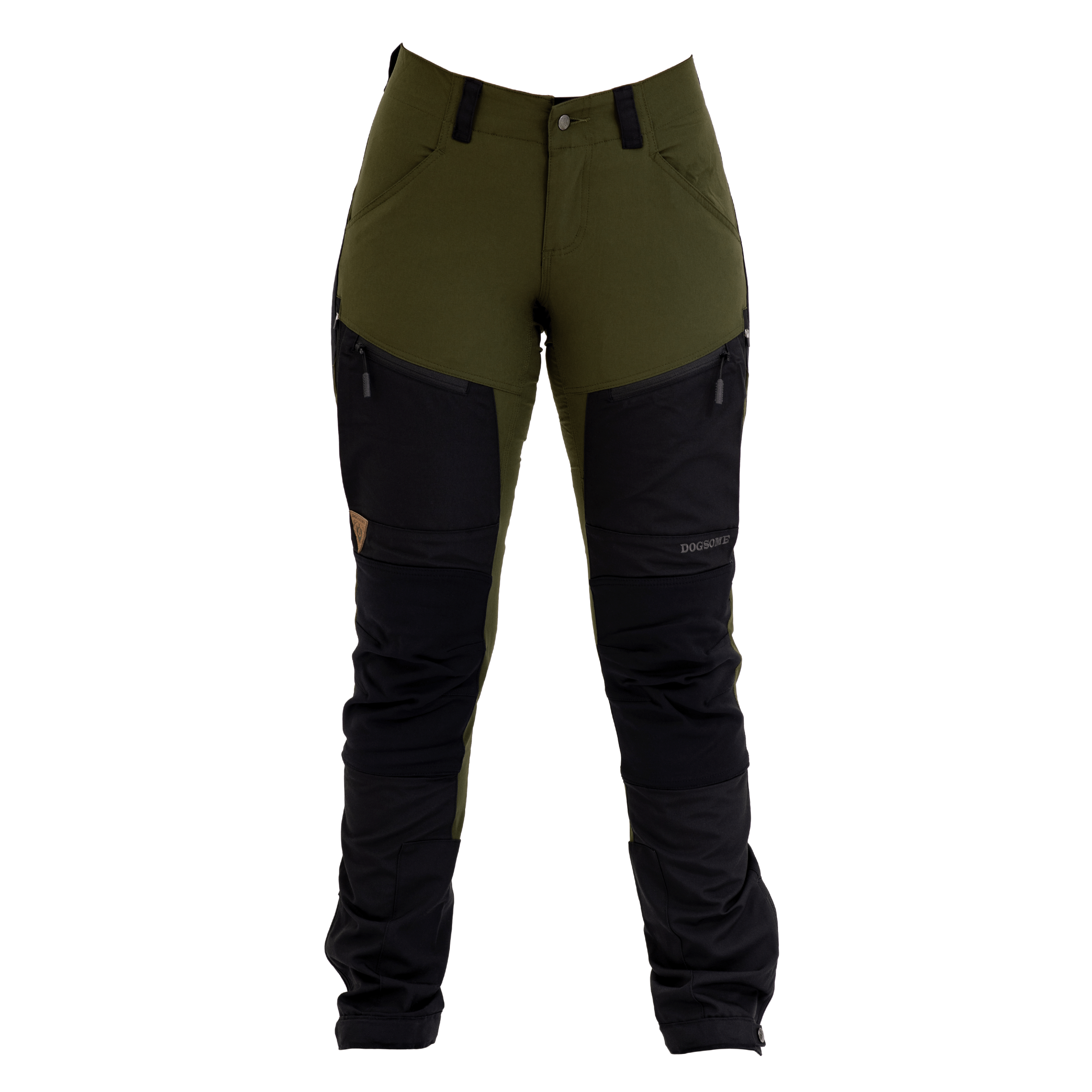 Dogsome All Year Off-Road Performance Turbukse Dame - M-38 , Oliven