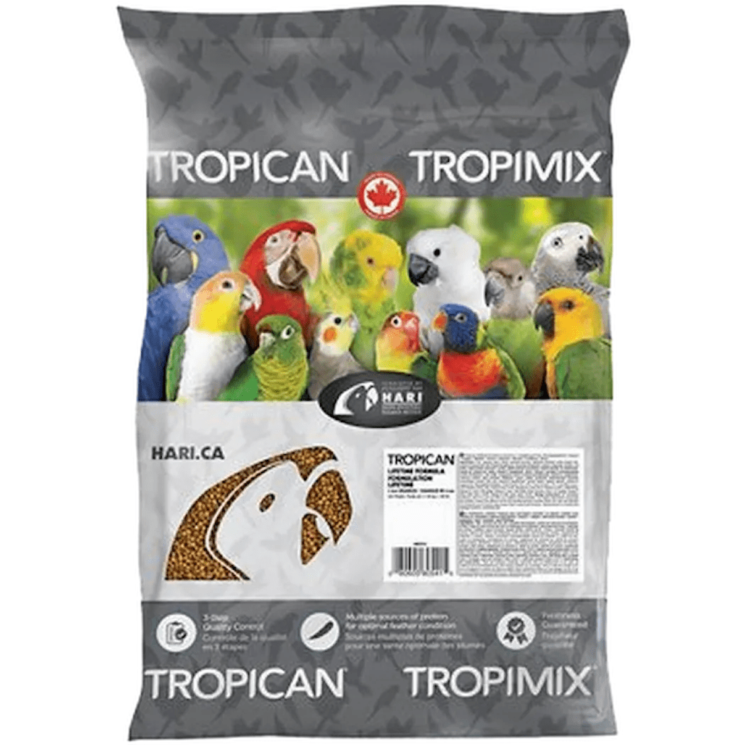 Tropican fullfôrpellets papegøyer- Lifetime formula - 11-3kg
