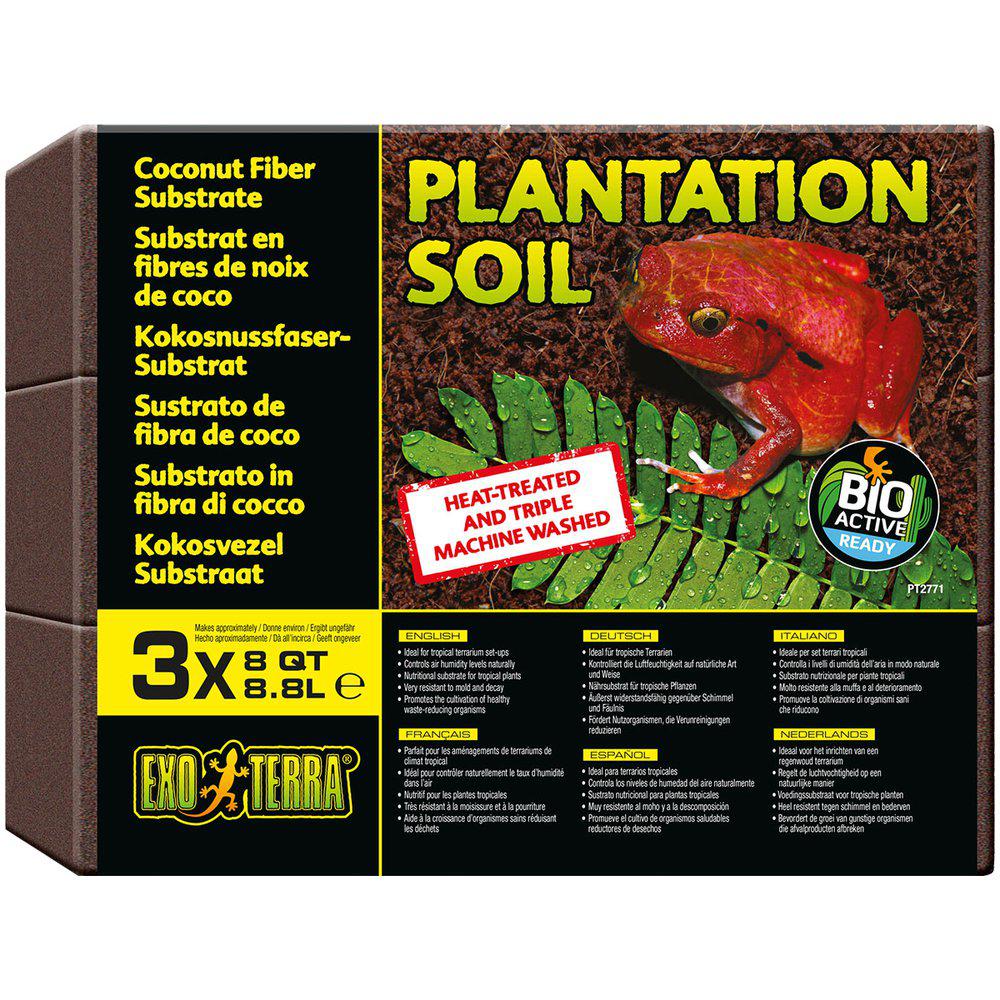 Exoterra Plantation Soil 8.8l Tropisk Substrat