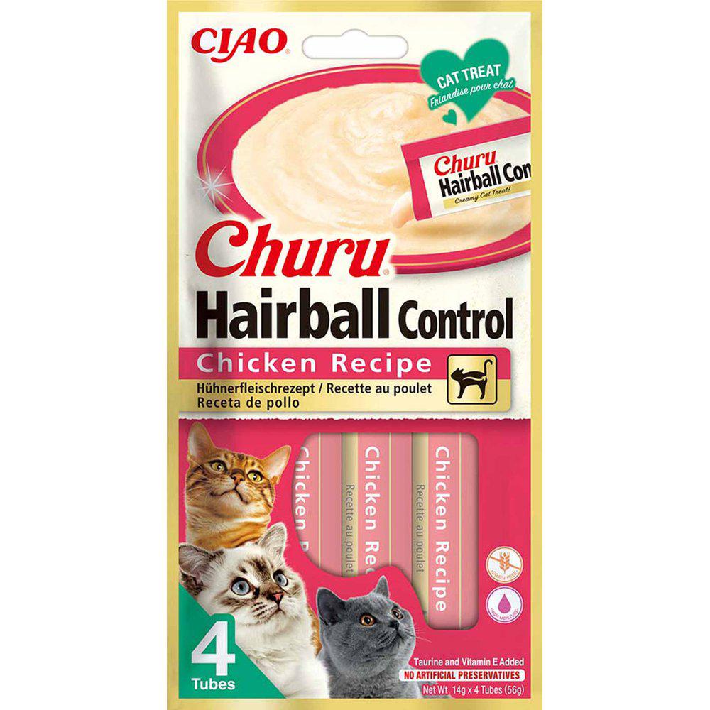 Churu Hairball Control Chicken, 4st - 1 stk