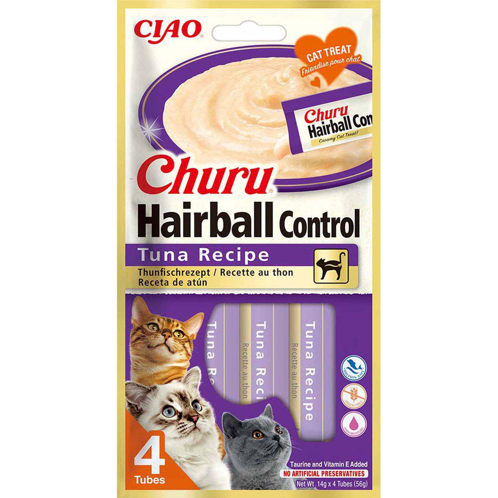 Churu Hairball Control Tuna, 4stk - 12 stk