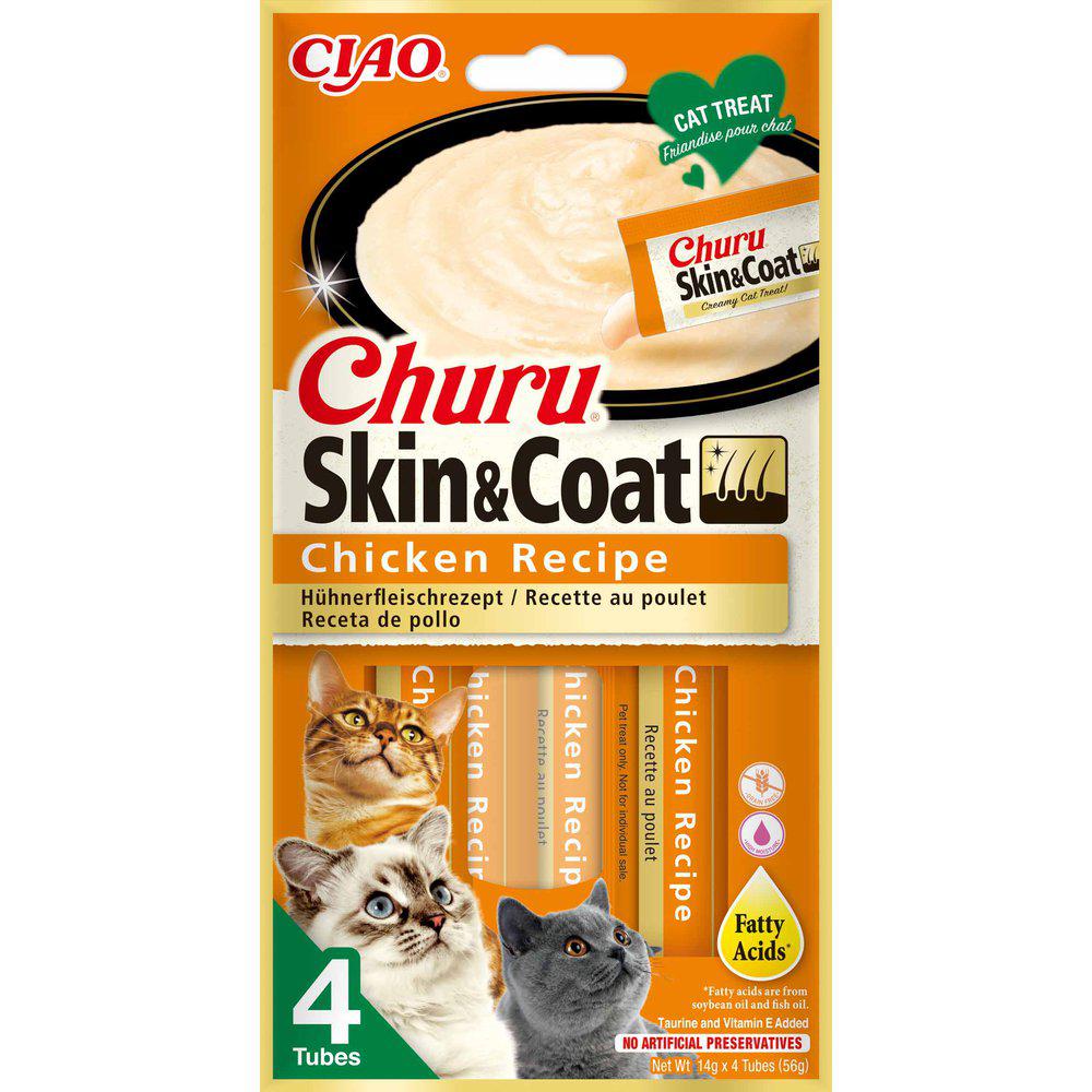 Churu Skin&Coat Chicken, 4st - 12 stk