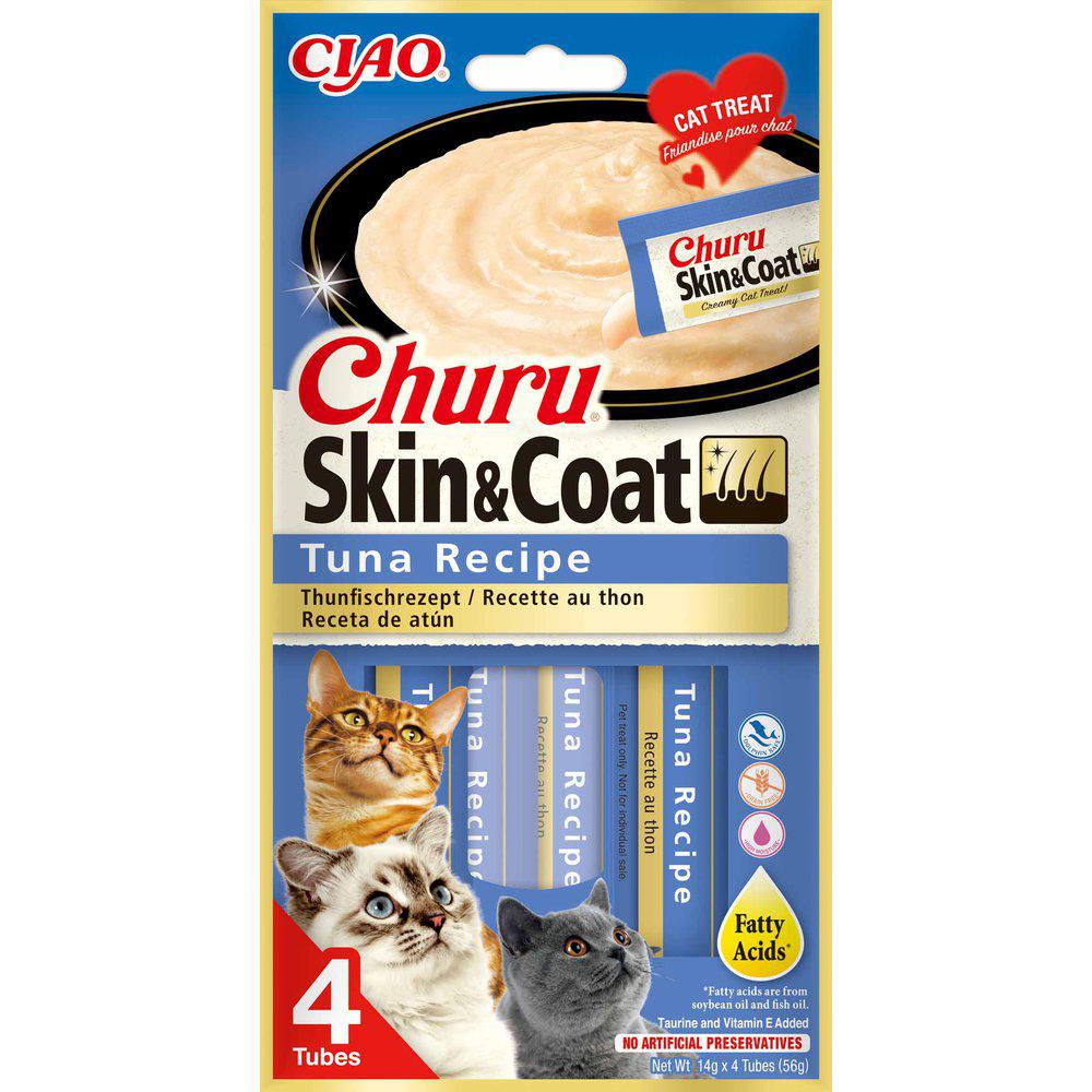 Churu Skin&Coat Tuna, 4st - 12 stk
