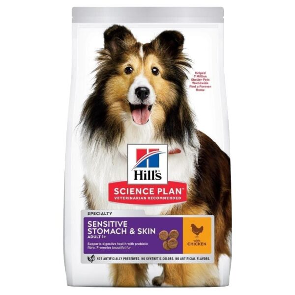 Hill`s Adult Sensitive Stomach and Skin Medium Chicken