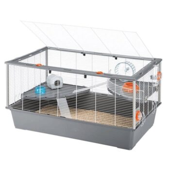 Hamsterbur Ferplast Criceti 100 vit/grå 95x57x50cm