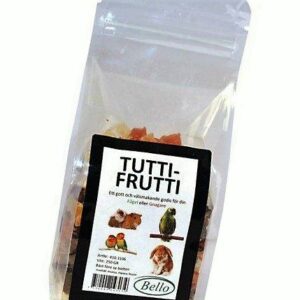 Tuttifrutti fugl og smådyrsnacks