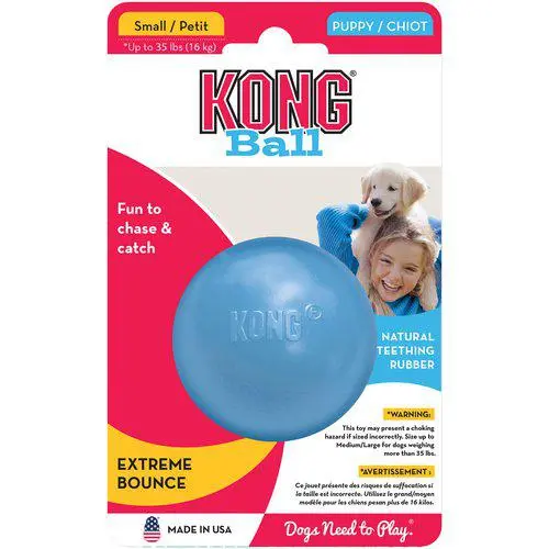 kong puppy ball hundeleke valpeleke