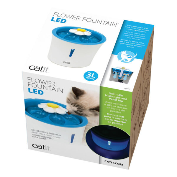 Catit vannfontene Flower LED