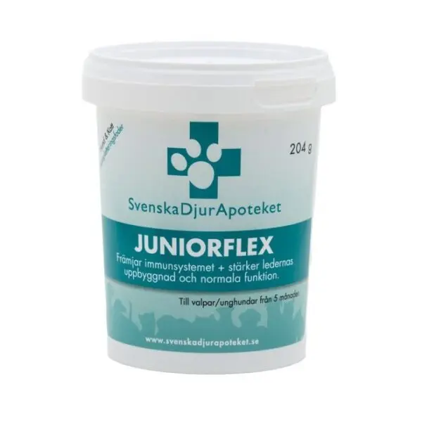 Norsk Dyrehelse JuniorFlex Kosttilskudd Hund 204 gr.