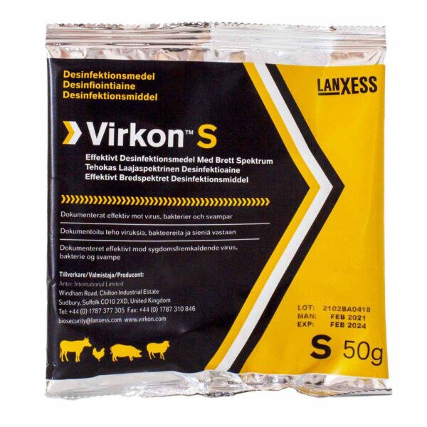 Virkon S 50g Desinfeksjonsmiddel