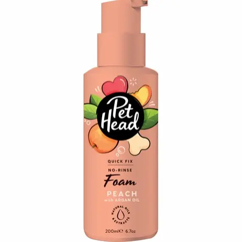 pet head quick fix no rinse foam