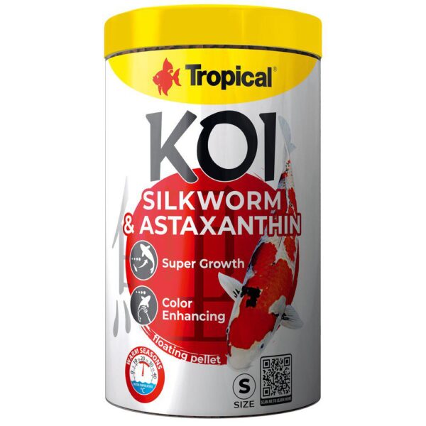 Tropical KOI Silkwarm & Astaxanthin Size S