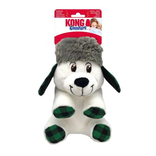 KONG Holiday Comfort Polar Bear Mix Juleleke Hund 19,5x15x7 cm