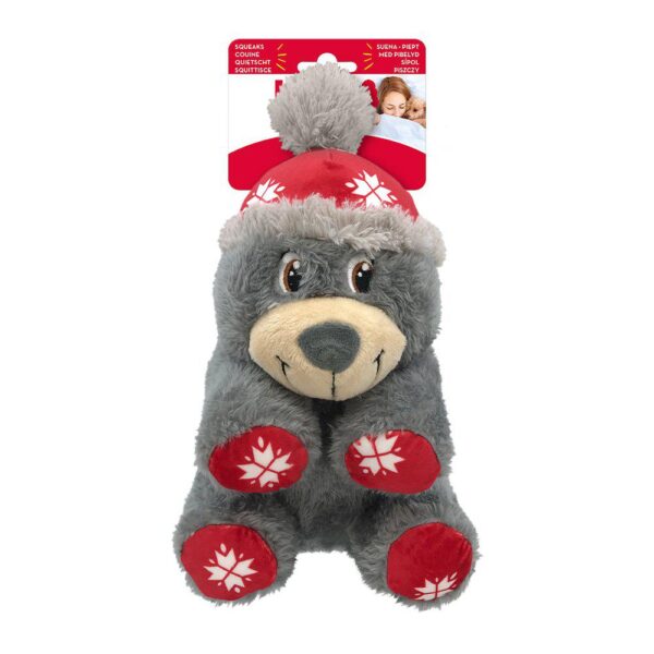 KONG Holiday Comfort Polar Bear Mix Juleleke Hund 19,5x15x7 cm